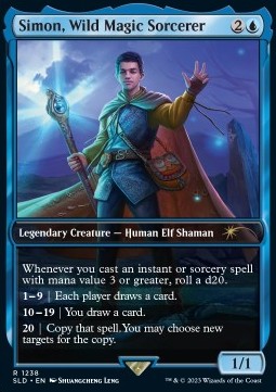 Simon Wild Magic Sorcerer - Secret Lair Drop Series Secret Lair x Dungeons & Dragons Honor Among Thieves