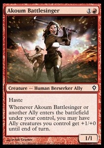 Akoum Battlesinger - Worldwake 