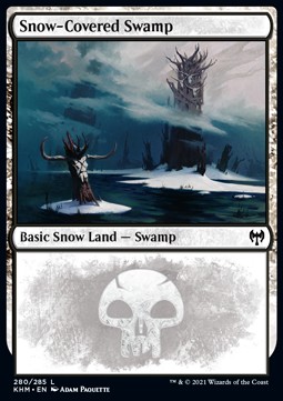 Snow-Covered Swamp (V.1) 
