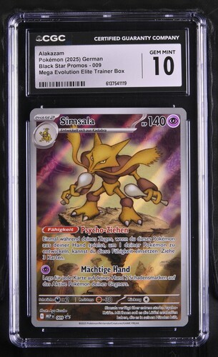 Alakazam - MEP 9 - German - CGC 10 