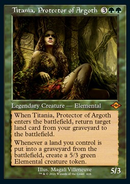Titania Protector of Argoth (V.2) - Modern Horizons 2 Extras 