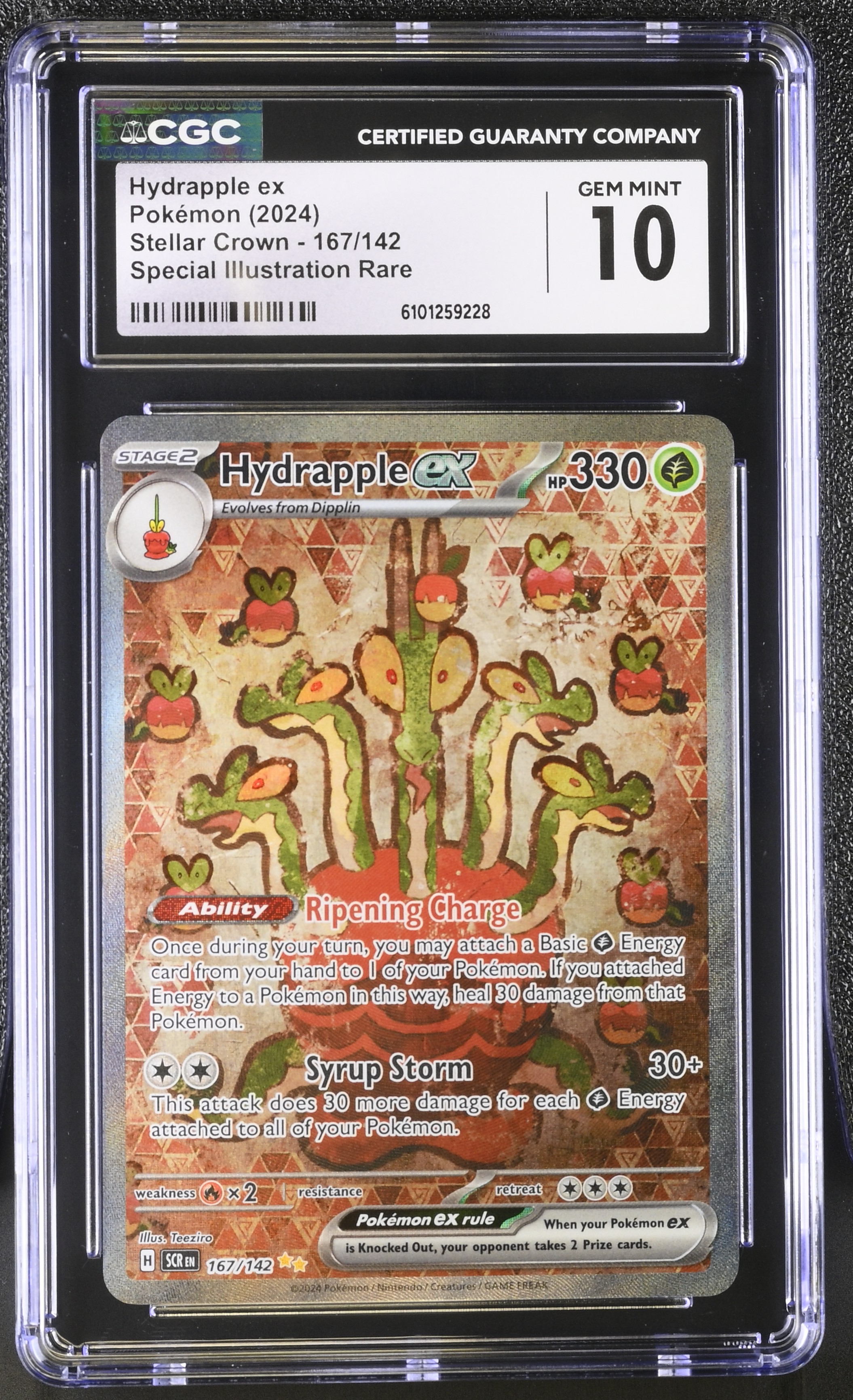 Hydrapple ex - SCR 167 - English - CGC 10 