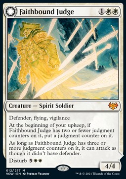 Faithbound Judge Sinners Judgment - Innistrad Crimson Vow 