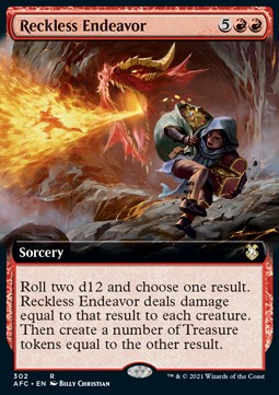 Reckless Endeavor - Commander Adventures in the Forgotten Realms Extras 