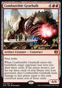 Combustible Gearhulk - Kaladesh Promos 