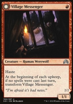 Village Messenger Moonrise Intruder - Shadows over Innistrad 