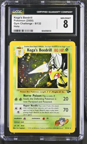 Koga's Beedrill - GC 9 - English - CGC 8 