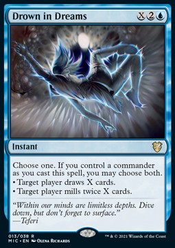 Drown in Dreams (V.1) - Commander Innistrad Midnight Hunt 