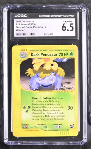 Dark Venusaur - BEST 7 - English - CGC 6.5 