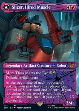 Slicer Hired Muscle Slicer High Speed Antagonist (V.2) - Universes Beyond Transformers 