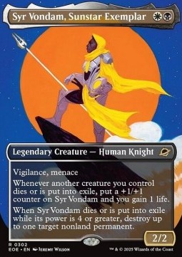 Syr Vondam Sunstar Exemplar 