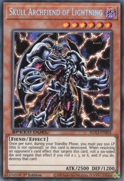 Skull Archfiend of Lightning (V.2 - Secret Rare) 