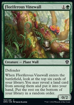 Floriferous Vinewall 