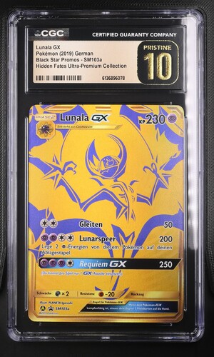 Lunala GX - SM 103 - German - CGC 10.5