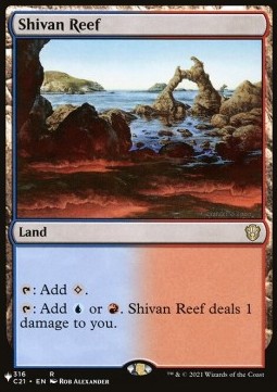 Shivan Reef - Secret Lair Drop Series Secretversary 2021 