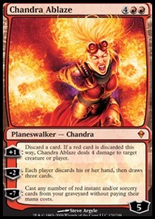 Chandra Ablaze - Zendikar