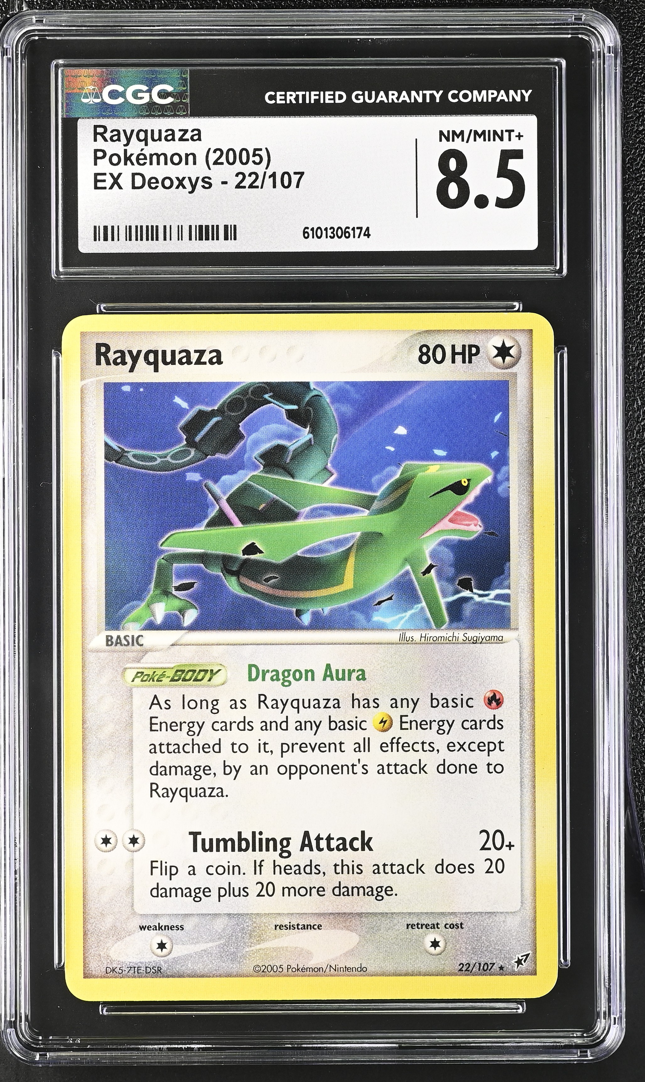 Rayquaza - DX 22 - English - CGC 8.5 