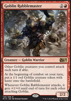 Goblin Rabblemaster - Magic 2015