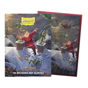 100 Dragon Shield Sleeves - Brushed Christmas 2023 