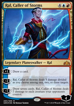 Ral Caller of Storms - Guilds of Ravnica Extras 