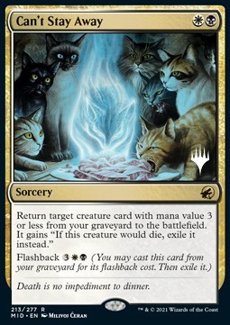 Cant Stay Away (V.2) - Innistrad Midnight Hunt Promos 