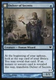 Delver of Secrets / Insectile Aberration