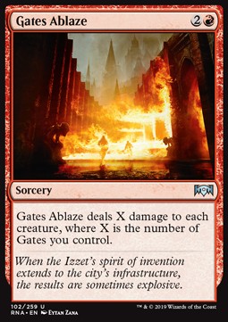 Gates Ablaze - Ravnica Allegiance