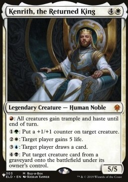 Kenrith the Returned King - The List