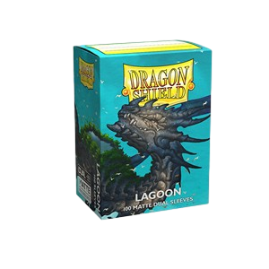 100 Dragon Shield Sleeves - Matte Dual Lagoon 