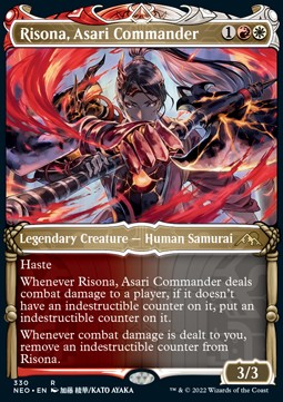 Risona Asari Commander (V.1) - Kamigawa Neon Dynasty Extras 