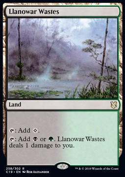 Llanowar Wastes - Commander 2019