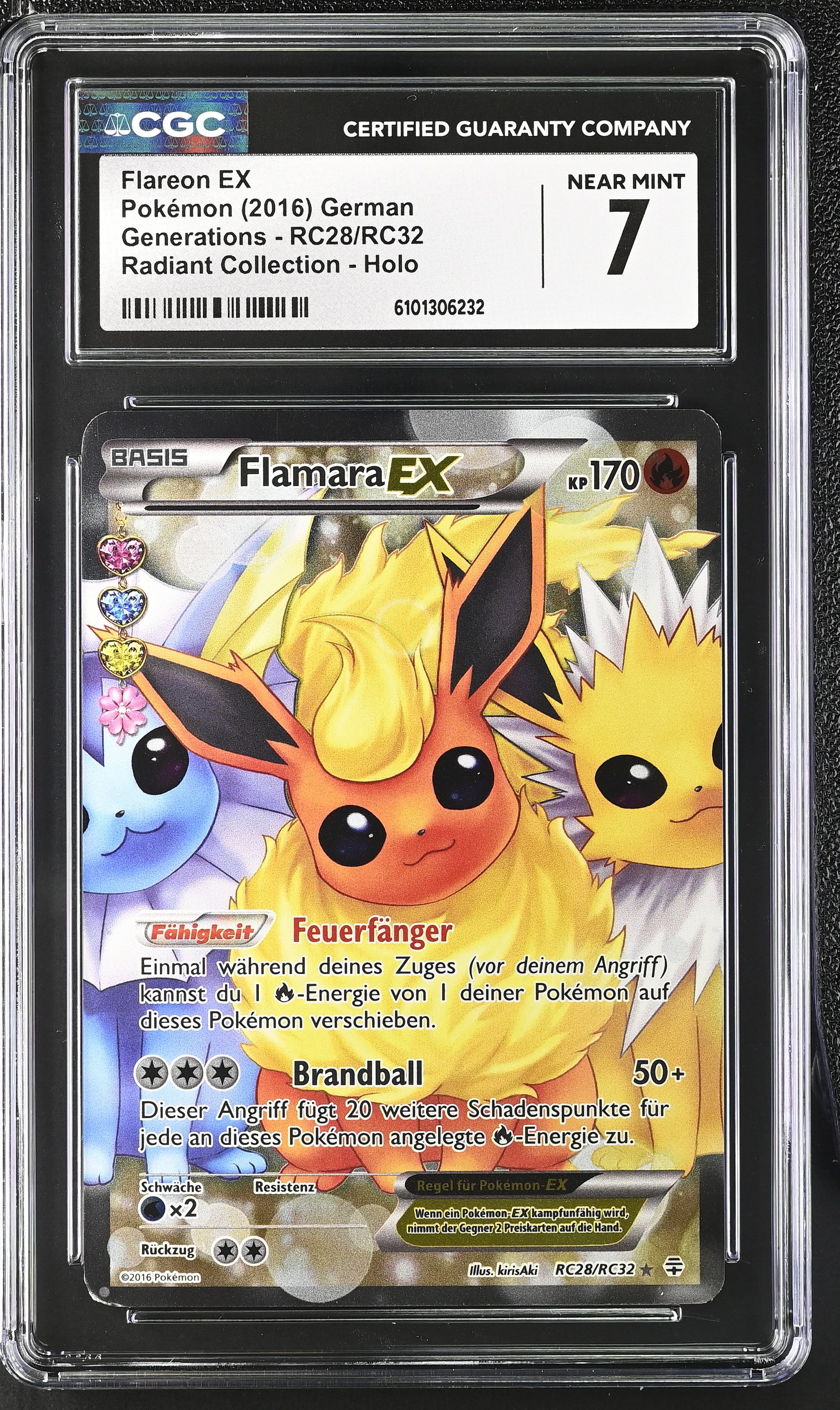 Flareon EX - GEN 28 - German - CGC 7 