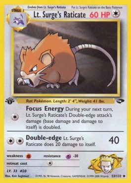 Lt. Surge's Raticate 