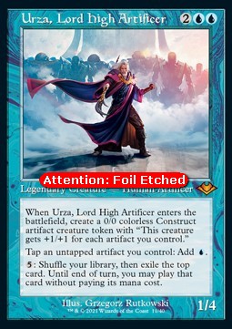 Urza Lord High Artificer (V.2) - Modern Horizons Retro Frame Cards 