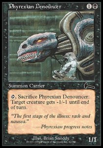 Phyrexian Denouncer - Urzas Legacy 
