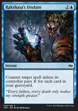 Rakshasa's Disdain 