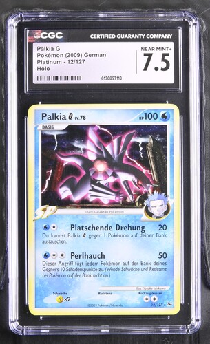 Palkia [G] Lv.78 - PL 12 - German - CGC 7.5 