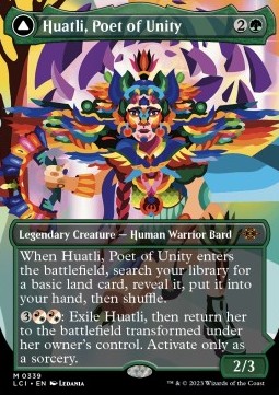 Huatli Poet of Unity Roar of the Fifth People (V.2) - The Lost Caverns of Ixalan Extras 
