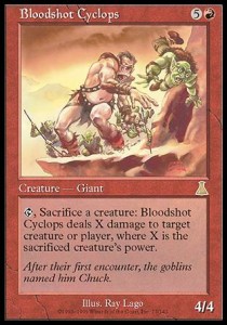Bloodshot Cyclops - Urzas Destiny 