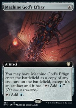 Machine Gods Effigy - Commander The Brothers War Extras 