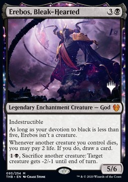 Erebos Bleak Hearted (V.1) - Theros Beyond Death Promos 