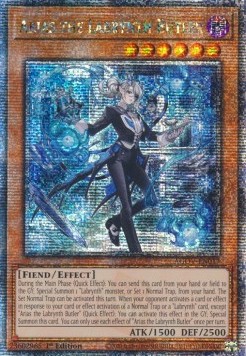 Arias the Labrynth Butler (V.2 Quarter Century Secret Rare) 
