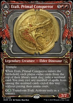 Etali Primal Conqueror Etali Primal Sickness - March of the Machine Extras 