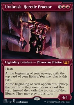 Urabrask Heretic Praetor (V.1) - Streets of New Capenna Extras 