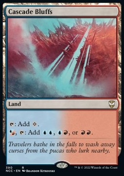 Cascade Bluffs - Commander Streets of New Capenna 