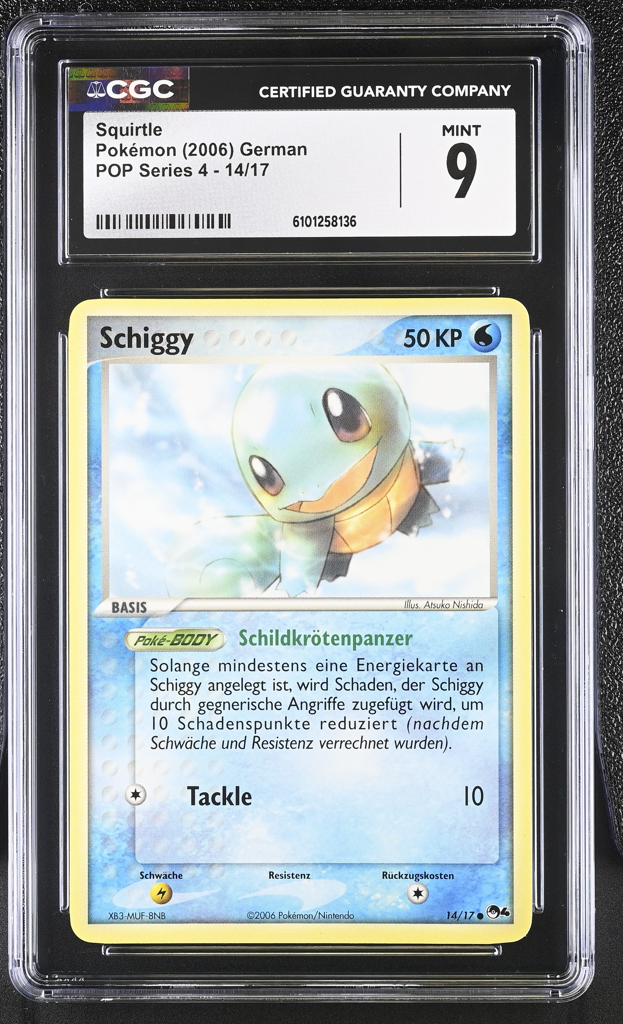 Squirtle - POP4 14 - German - CGC 9 