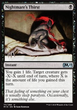 Nightmare's Thirst 