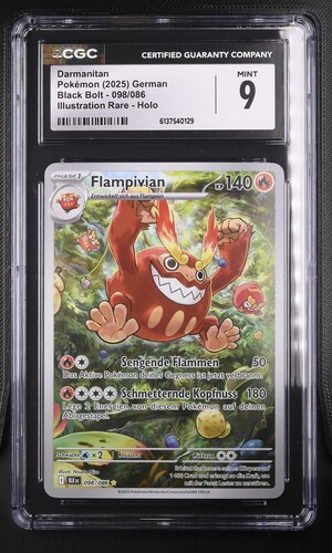 Darmanitan - BLK 98 - German - CGC 9 