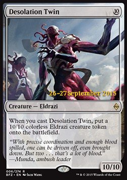 Desolation Twin - Battle for Zendikar Promos 