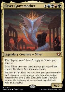 Sliver Gravemother (V.1) - Commander Masters Extras 